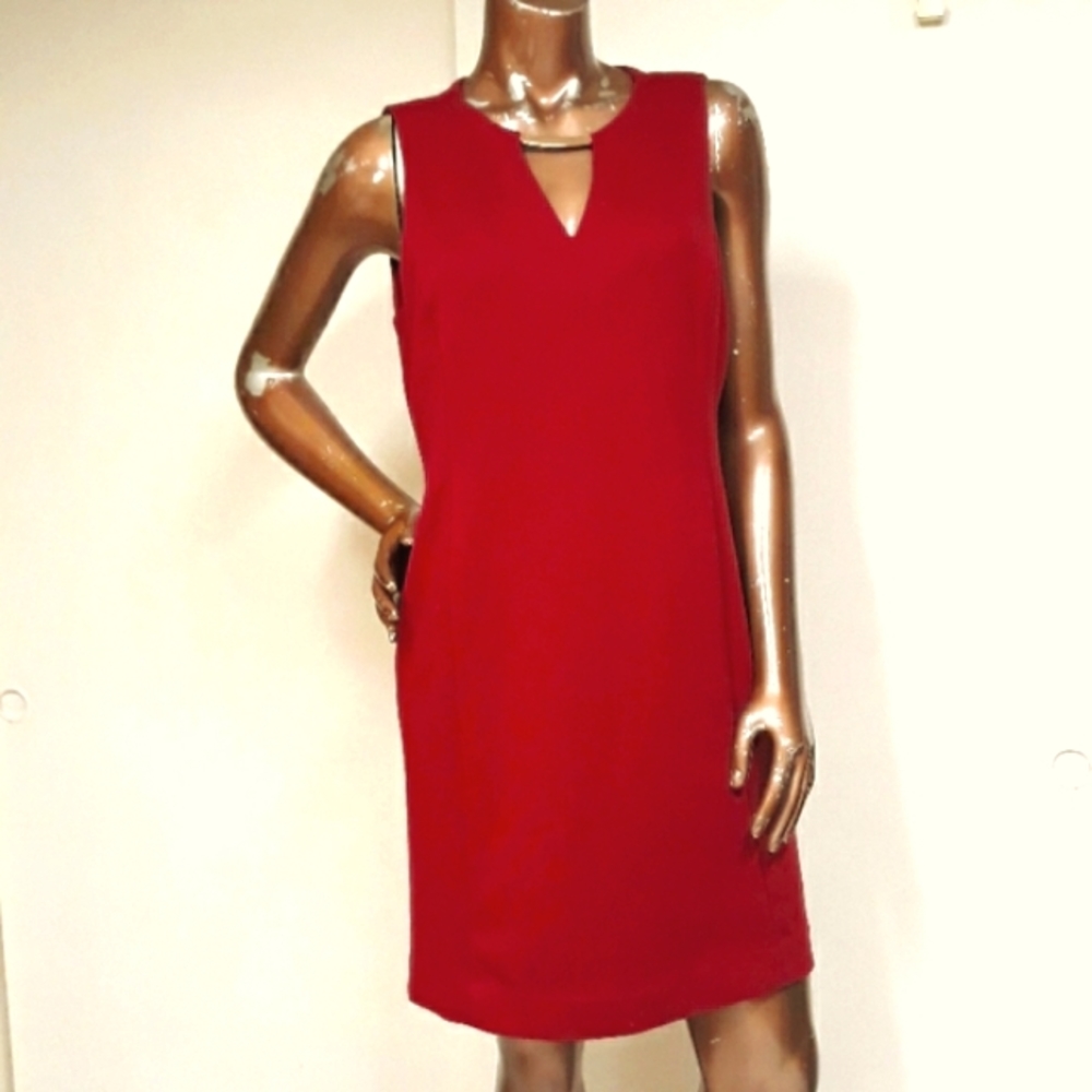 Premise "Keeping it Simple" Merlot Dress - Picture 1 of 4
